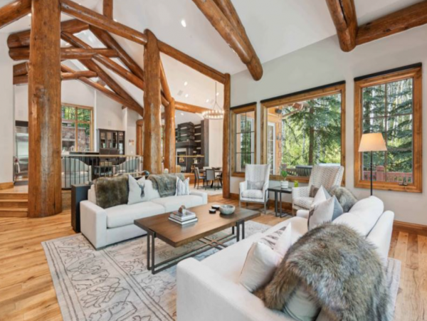 Ski in via Bedstraw and shuttle out Bachelors Gulch Residence